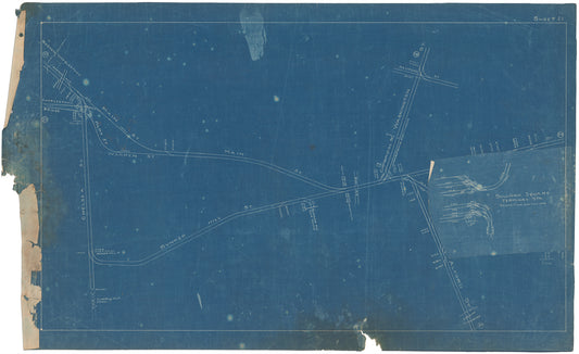 Boston Elevated Railway Co. Track Plans 1908 Plate 21
