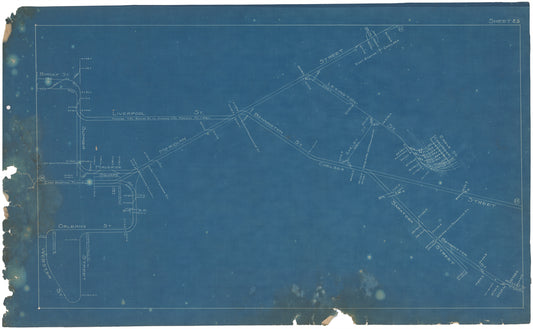 Boston Elevated Railway Co. Track Plans 1908 Plate 23