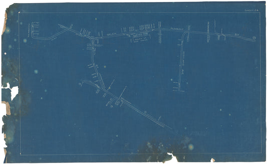 Boston Elevated Railway Co. Track Plans 1908 Plate 24