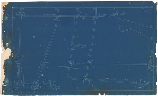 Boston Elevated Railway Co. Track Plans 1908 Plate 30