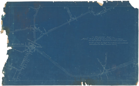 Boston Elevated Railway Co. Track Plans 1908 Plate 32