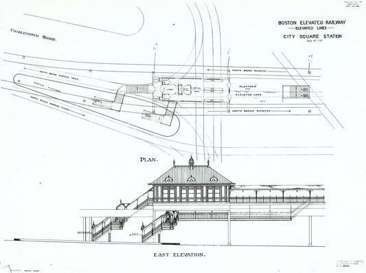 City Square Station Drawings, September 20, 1898