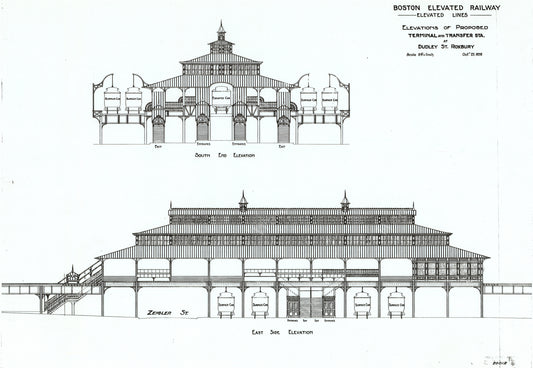 Designing Dudley Street Station, October 25, 1898