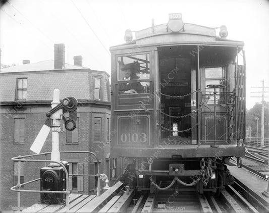 Boston Elevated Type 1 Car #0103, June 26, 1902