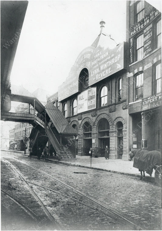 BRB&L Rowe’s Wharf Ferry Terminal Circa 1910