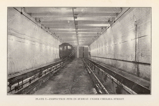 BTD Annual Report 1925 Plate 07: Maverick Station Inspection Pits