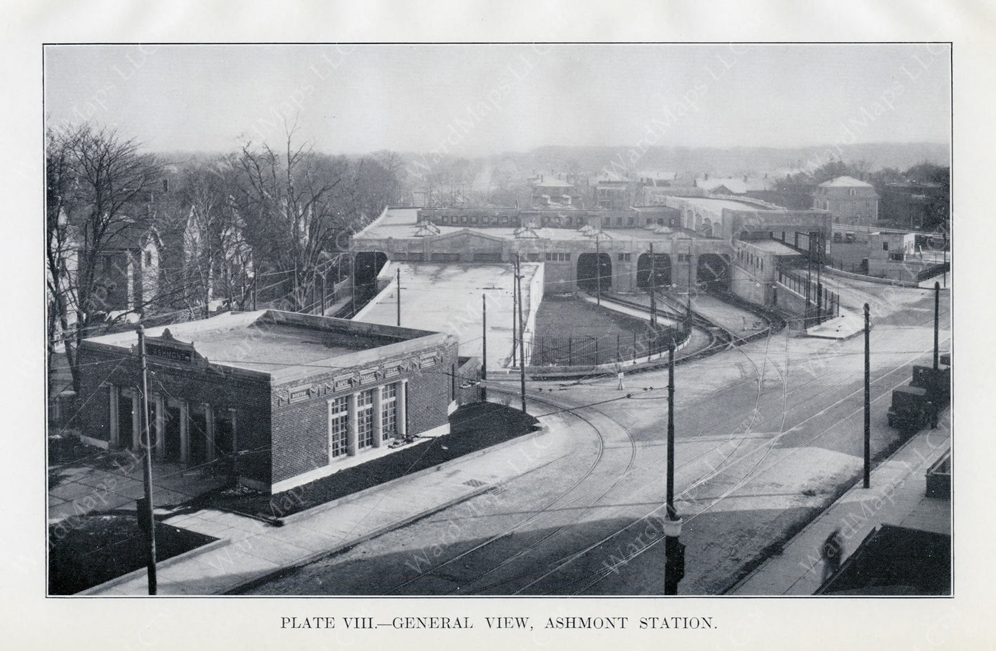 BTD Annual Report 1928 Plate 08: Ashmont Station