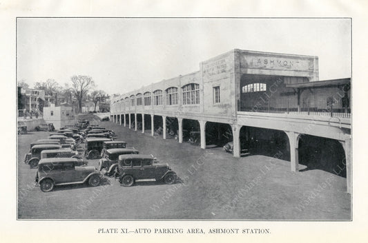 BTD Annual Report 1928 Plate 11: Ashmont Station Busway Exterior