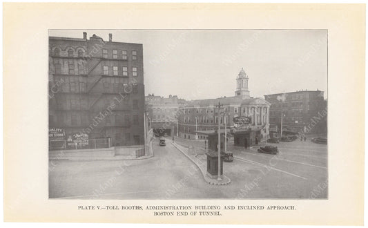 BTD Annual Report 1934 Plate 05: Sumner Tunnel Boston Entrance