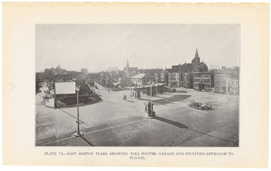 BTD Annual Report 1934 Plate 06: Sumner Tunnel East Boston Entrance