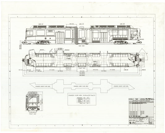 Vehicle Data Sheet: MBTA Green Line Type 8 LRV 1996