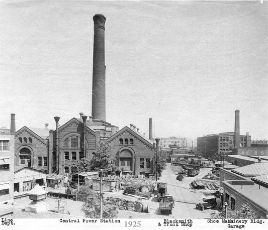 Central Power Station Complex, Boston 1925