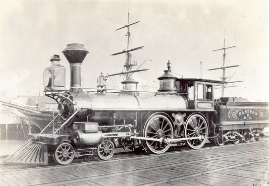 Eastern Railroad Locomotive “Cape Ann” October 20, 1860