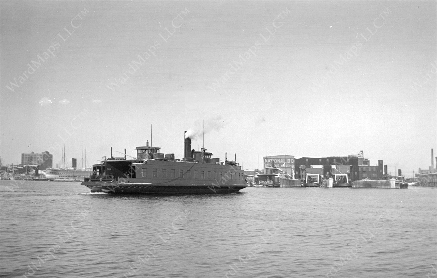Ferrying to East Boston, February 3, 1934