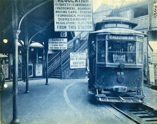 Dudley Terminal Upper Level Trolley Platform 1920