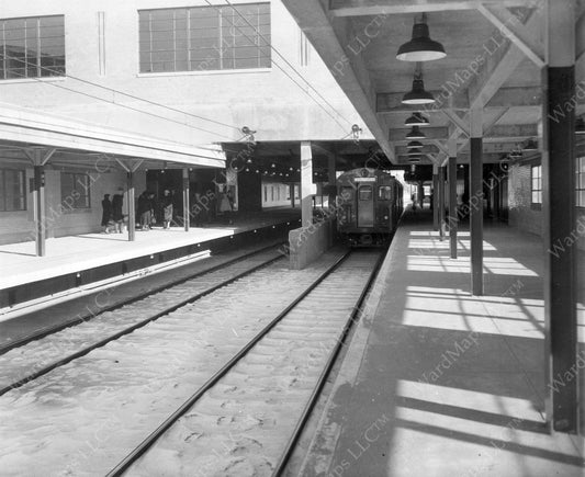 Day Square Station Rapid Transit Platforms, January 8, 1952