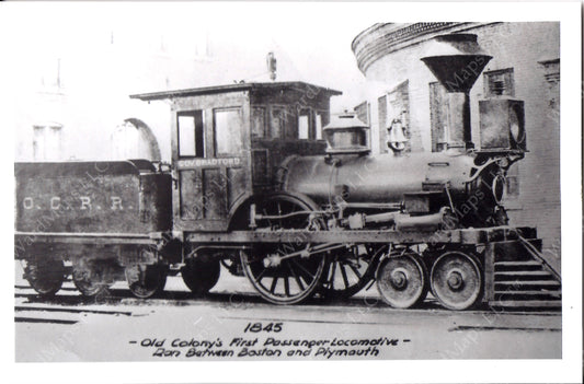 Old Colony Railroad Locomotive “Governor Bradford” 1845