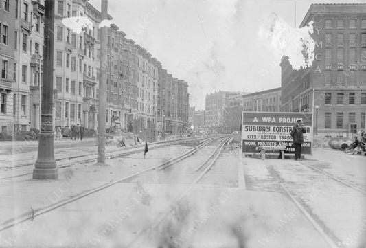 Huntington Avenue Subway Site, May 16, 1940