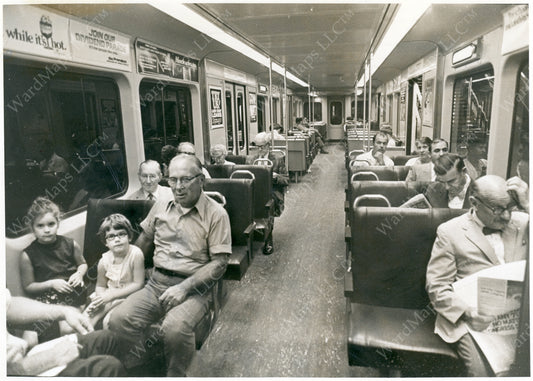 Red Line Type 1 Car Interior, September 5, 1971