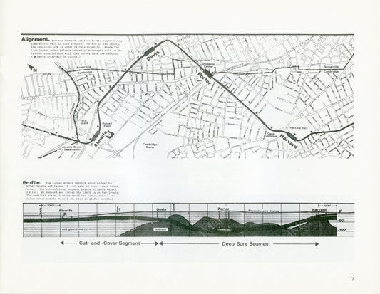 Mapping the Northwest Extension of the Red Line 1978