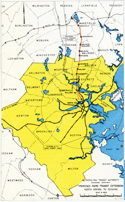 Mapping the Reading Extension 1961