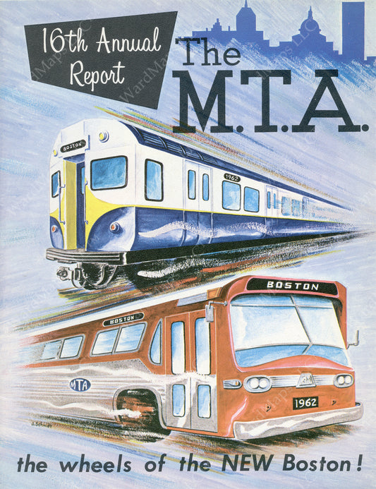 MTA Sixteenth Annual Report Cover 1962