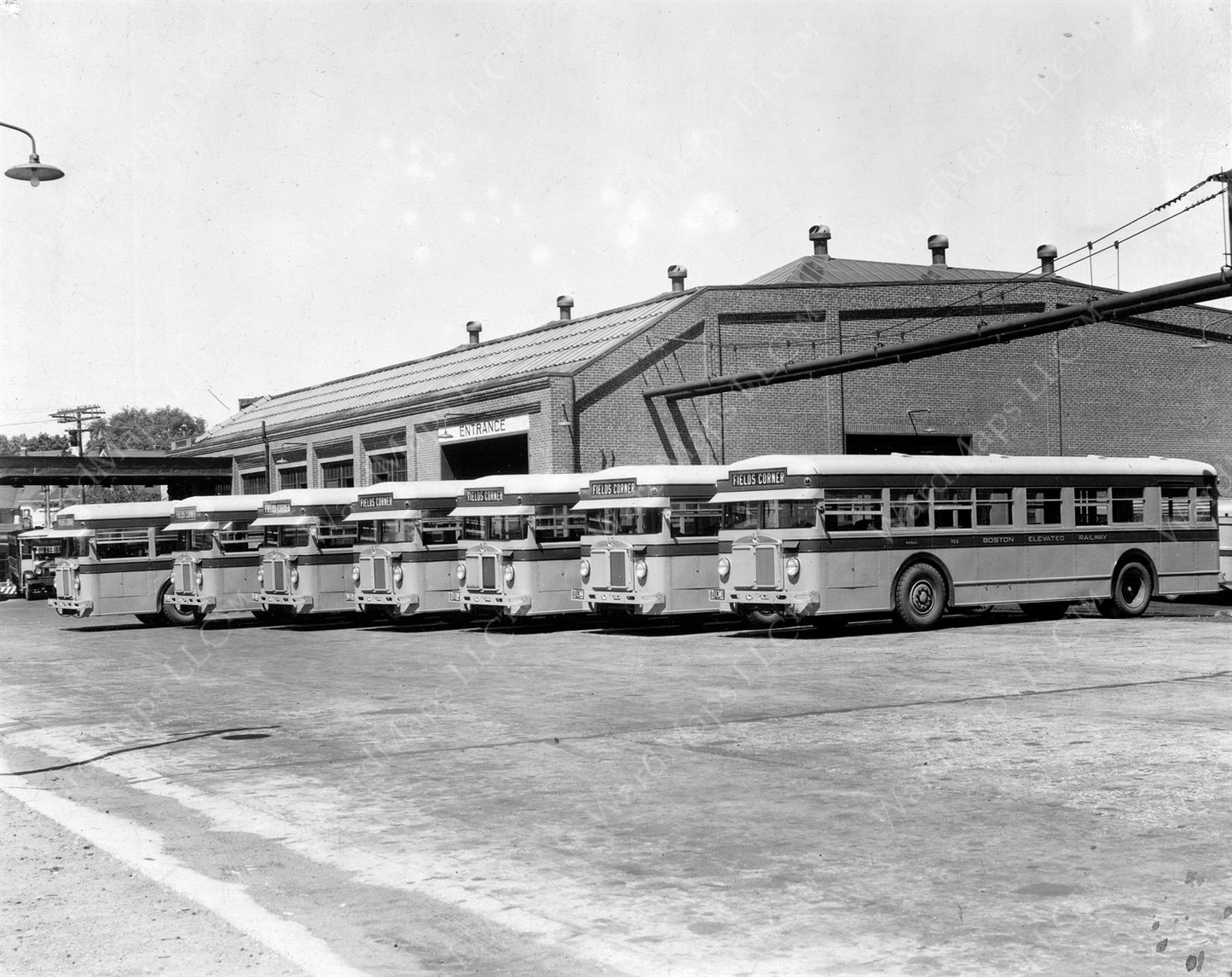 Arborway Bus Garage Circa Early to Mid-1930s