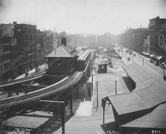 View from Causeway Street, Boston, Massachusetts, June 13, 1901