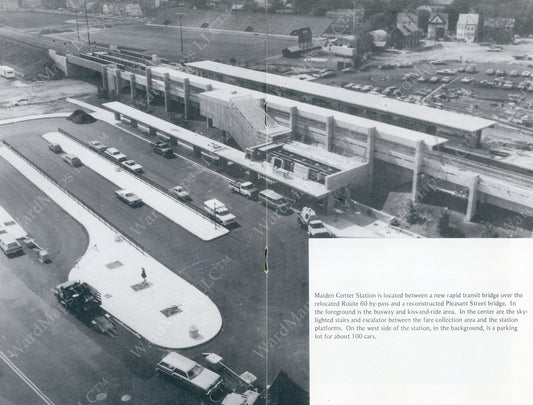 Malden Center Station Opening Brochure 1975