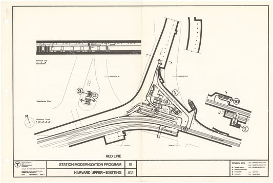 Preparing to Improve Harvard Station 1966 (Existing)