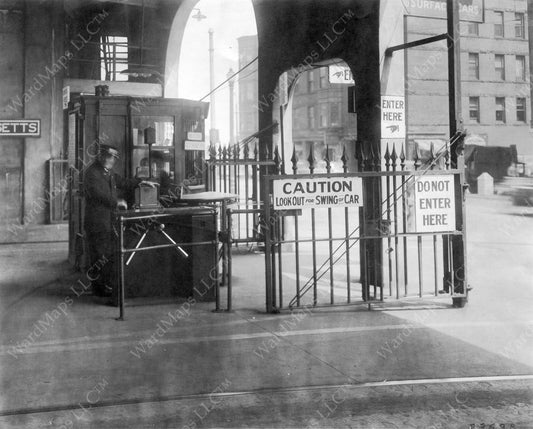 Newbury Street Entrance, Massachusetts Station, Circa 1920s