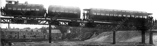 Meigs Elevated Railway Train, Cambridge, Massachusetts Circa 1886