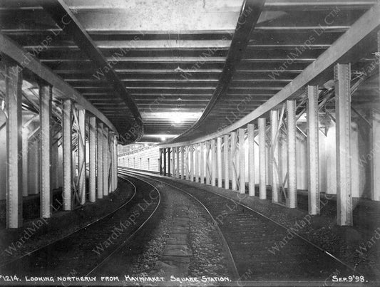 Northern End of the Subway, September 9, 1898