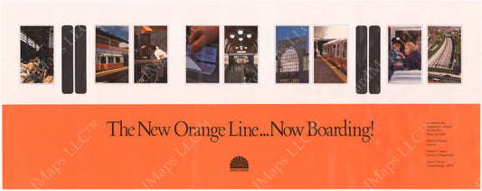 MBTA Orange Line Southwest Corridor Poster 1987