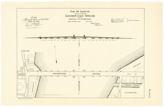 Cambridge Bridge Commission Report 1909 Plate 02