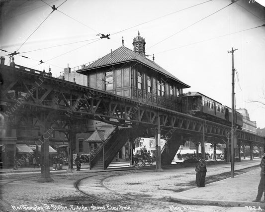 Northampton Station, Boston's South End, May 3, 1901