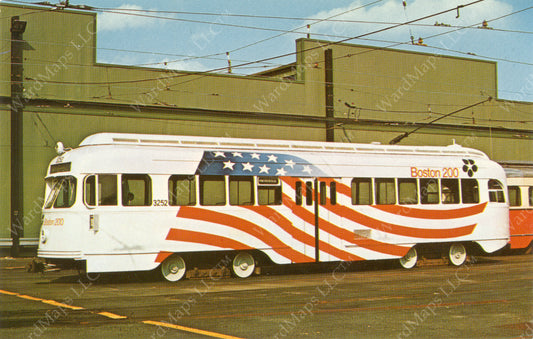 MBTA PCC Car #3252, 1976