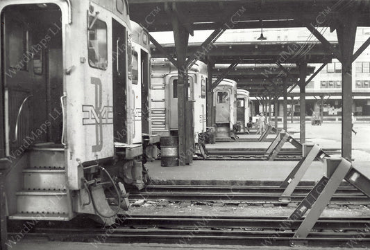 Boston & Maine Railroad RDCs at North Station, Boston, Massachusetts 1961