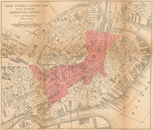 The “Congested District” of Boston, Massachusetts March 1892