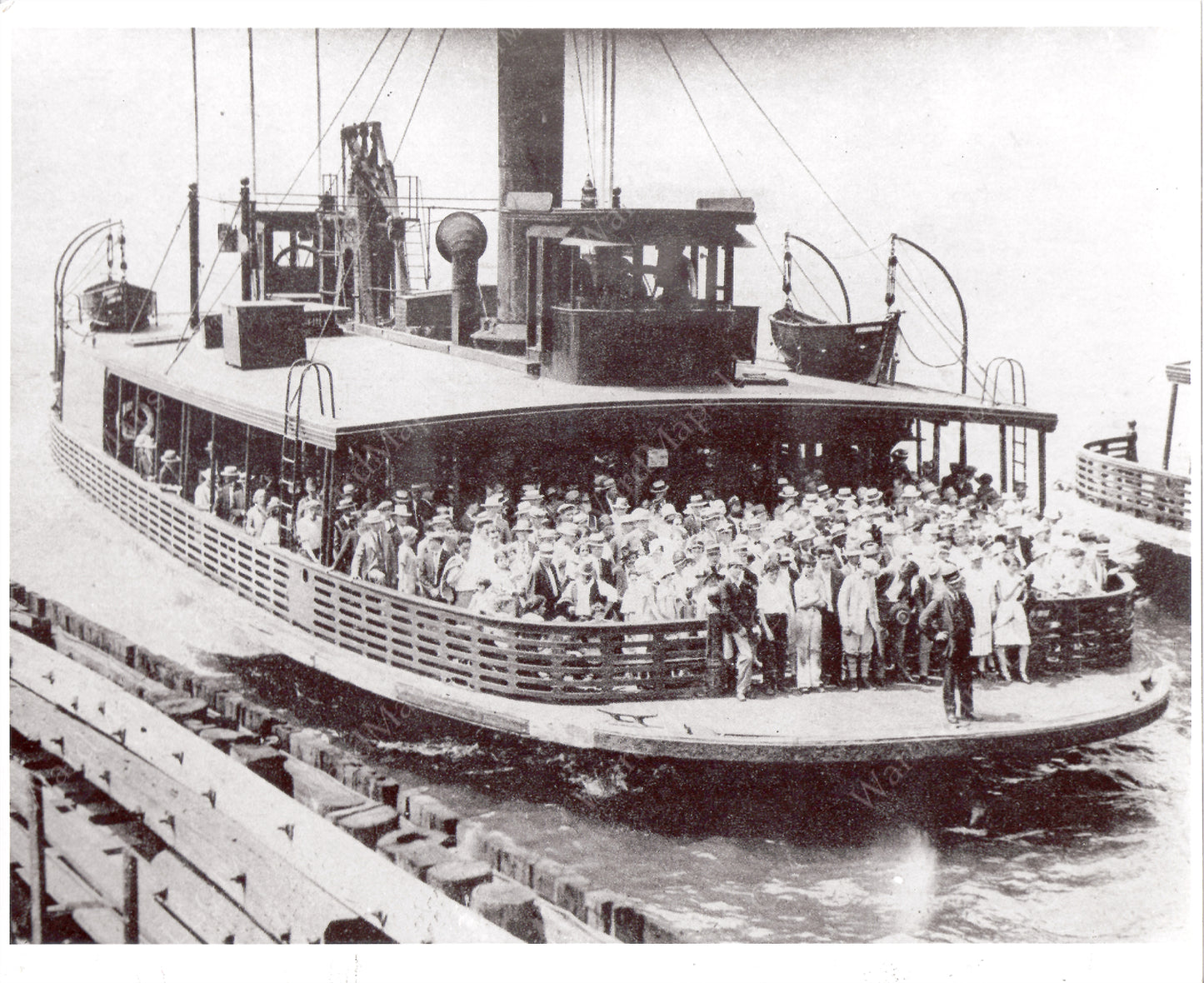 BRB&L Ferry at East Boston 1922