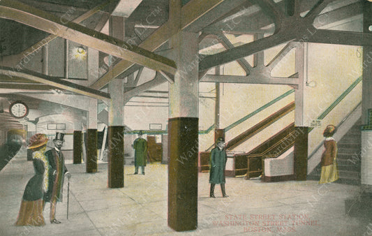 State Station Platform Circa 1910