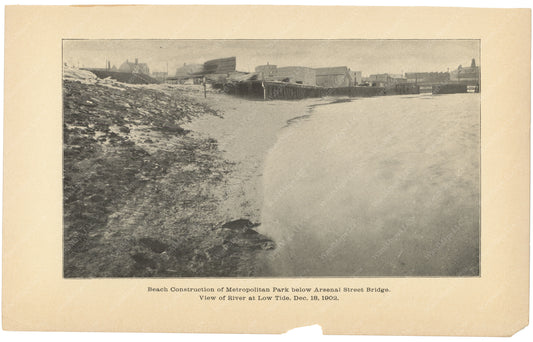 Charles River Dam Report 1903: Beach Construction December 18, 1902