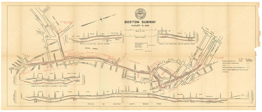 BTC Annual Report 04, 1898: Boston Subway, August 15, 1898