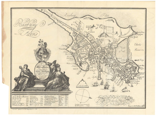 Boston, Massachusetts 1728 (Reprinted 1869)