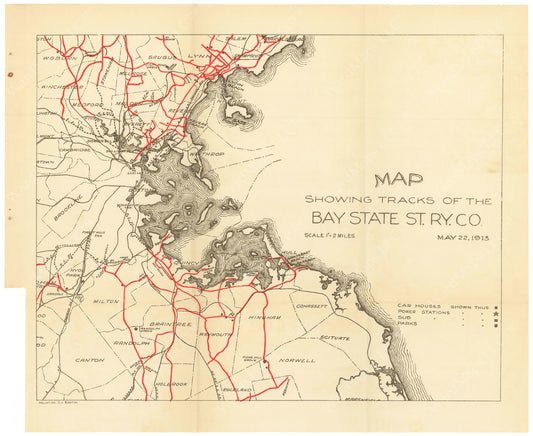 BTC Annual Report 20, 1914: Bay State Street Railway Co. 1913