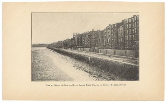 Charles River Dam Report 1903: Back Street, Boston
