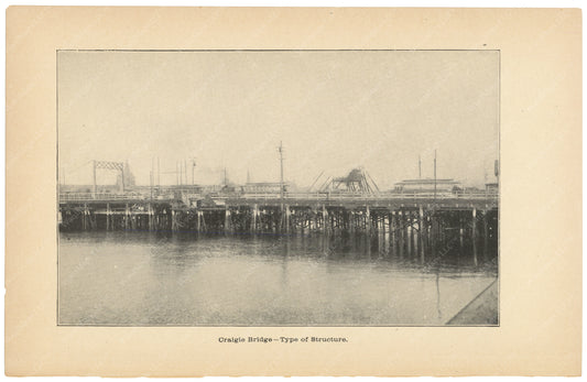 Charles River Dam Report 1903: Craigie Bridge