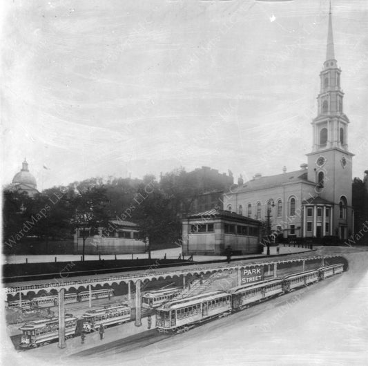 Park Street Station Composite Circa 1901