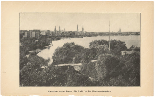 Charles River Dam Report 1903: Hamburg Germany Alster Basin 02