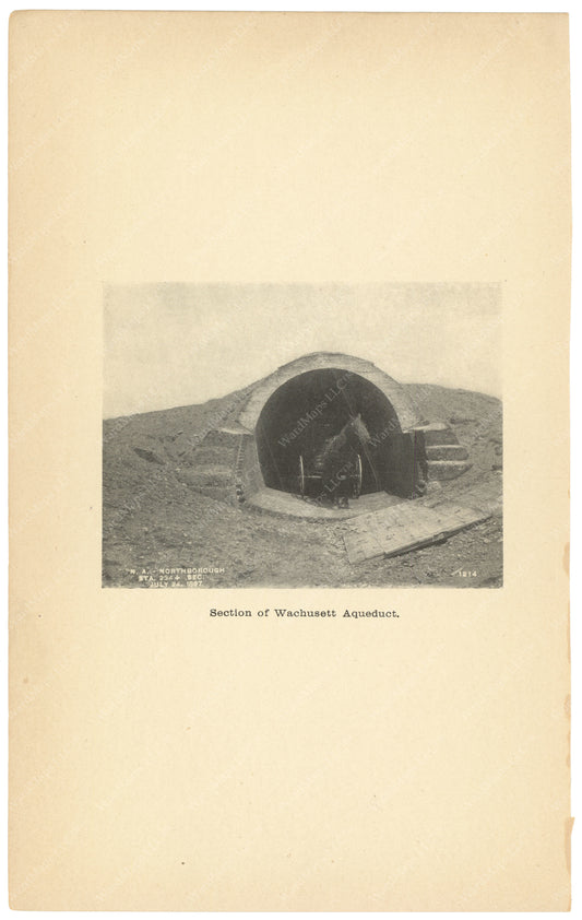 Charles River Dam Report 1903: Wachusett Aqueduct 1897